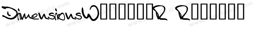 DimensionsW03-200R R字体转换